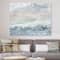 Designart - Gray Abstract Watercolor II - Contemporary Gallery-wrapped Canvas